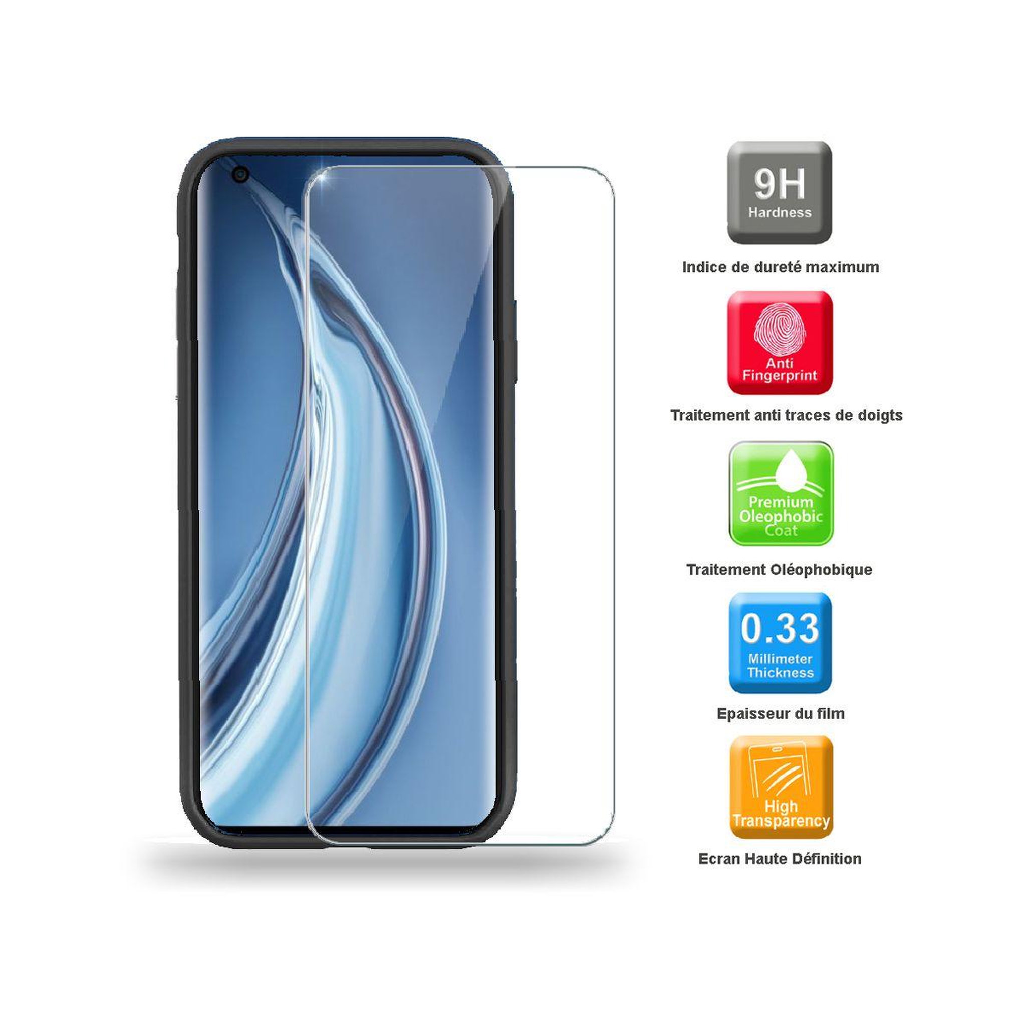 Voir la diapositive 2 : IBROZ Coque xiaomi mi 10t pro coque noir