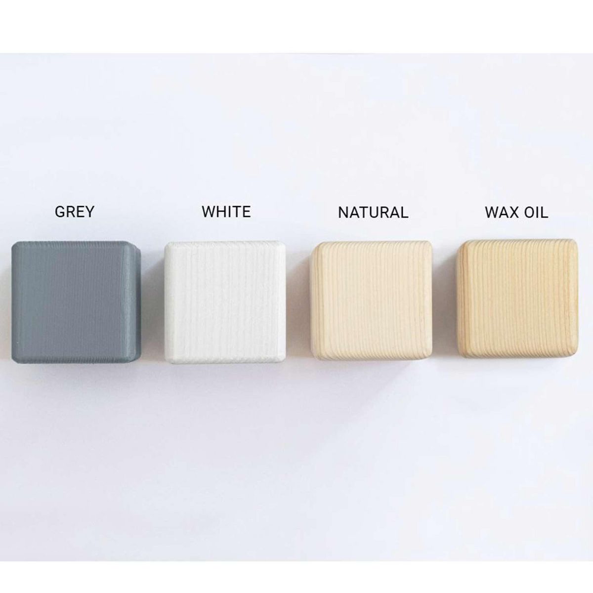 Youdoit 4 Pieds réhausseurs de lit - blanc 20 cm pour largeur lit 120 cm