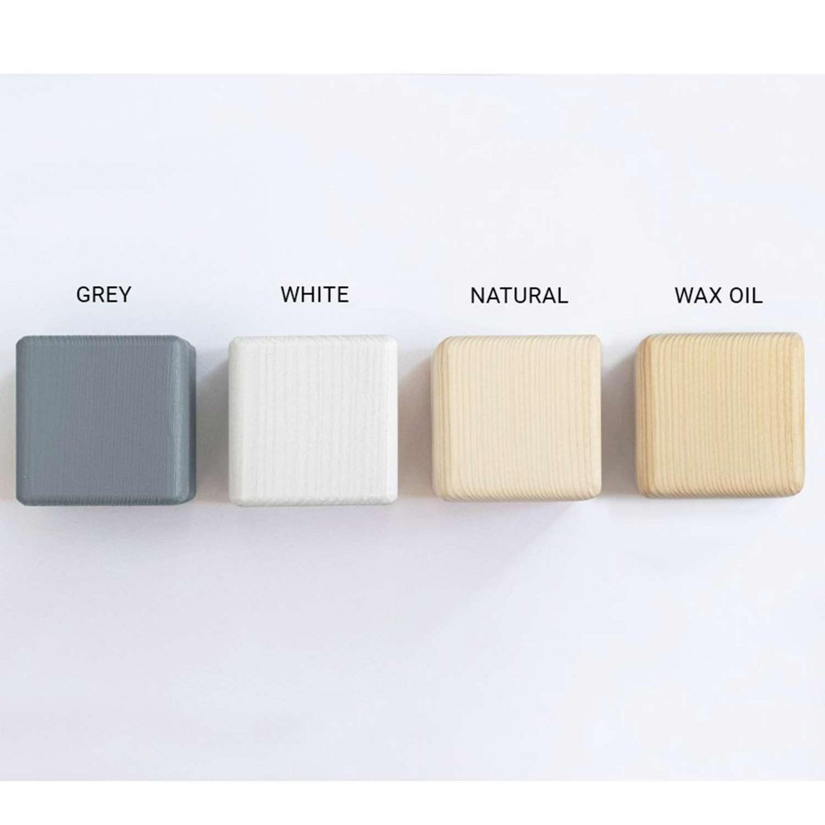 Youdoit 4 Pieds réhausseurs de lit - blanc 20 cm pour largeur lit 120 cm