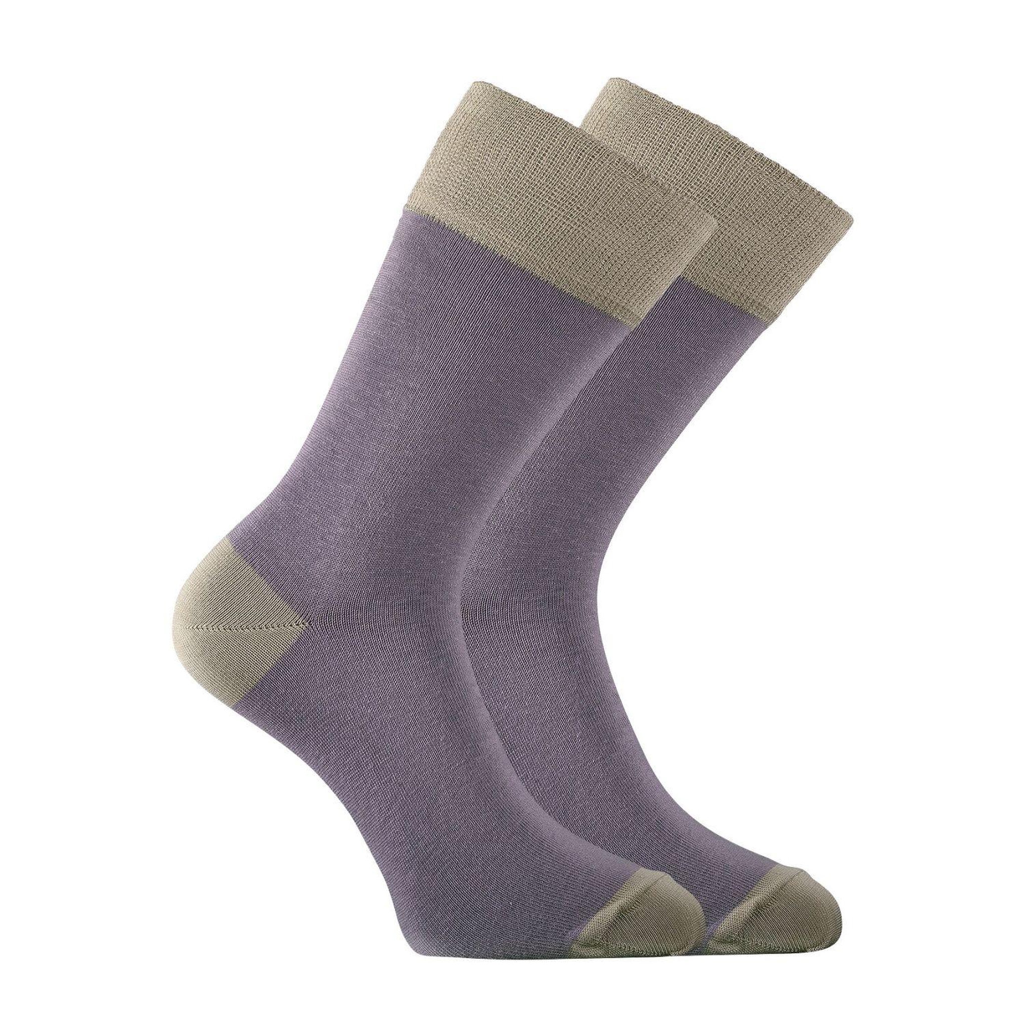 Voir la diapositive 6 : SERGE BLANCO Lot de 6 paires de chaussettes de ville town ed