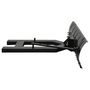 Voir la diapositive 3 : VIDAXL Chasse-neige pour chariot elevateur 150x38 cm Noir