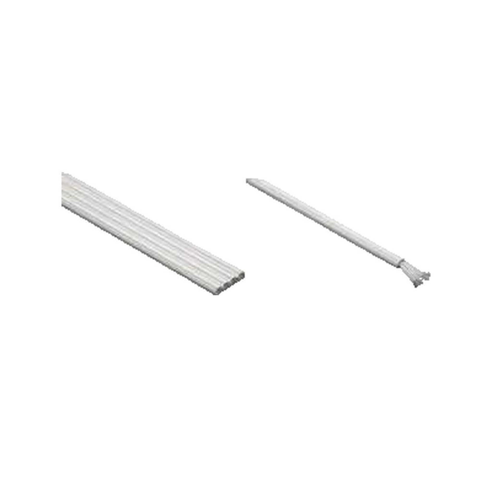 Hama Gestion de câbles Hama PVC blanc