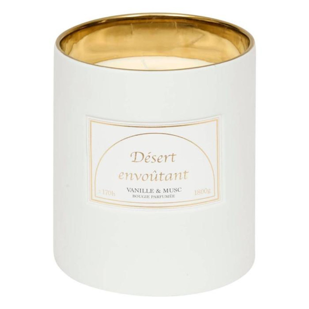 ATMOSPHERA Bougie Parfumée en Céramique  Lucia  1800g Vanille & Musc