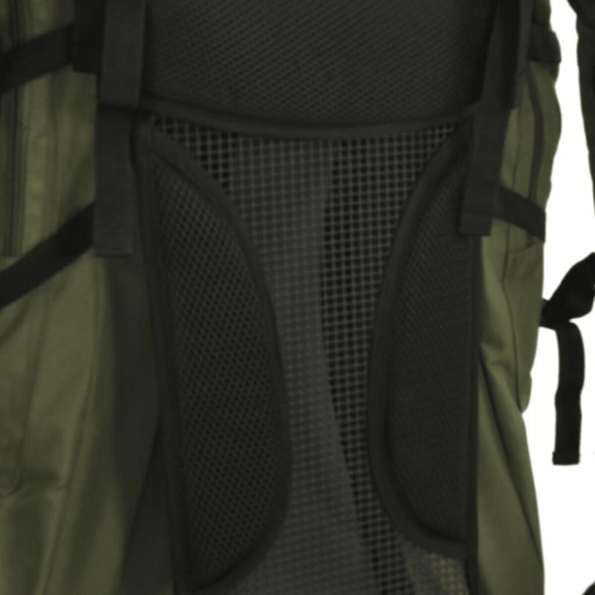VIDAXL Sac à dos de randonnée vert armée 100 L tissu oxford