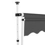 Voir la diapositive 3 : VIDAXL Auvent manuel retractable 150 cm Anthracite