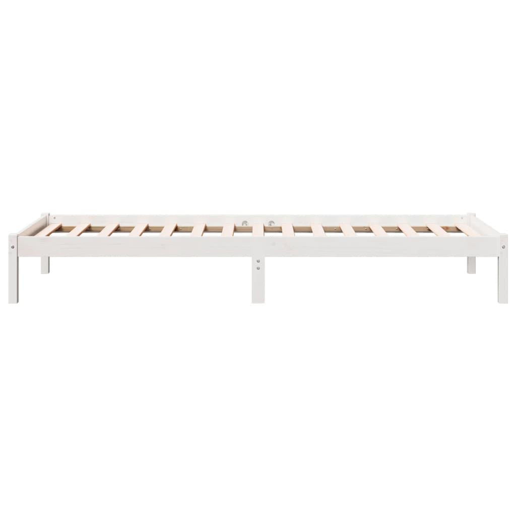 Voir la diapositive 5 : VIDAXL Cadre de lit extra long sans matelas 90x210 cm bois massif pin