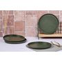 Voir la diapositive 2 : BJORN Assiette SCANDI Ø27,5cm - 4 pièces - Olive