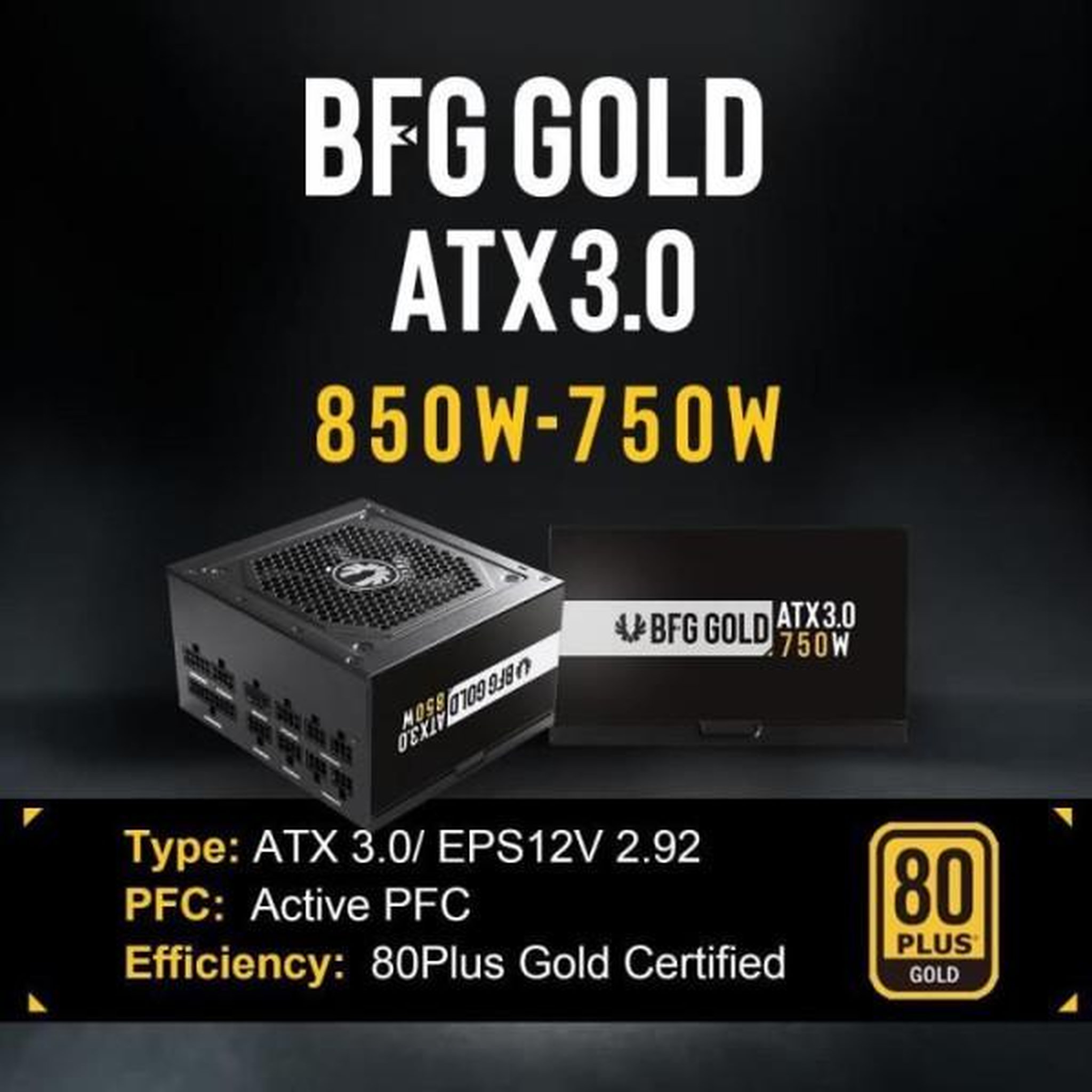 Voir la diapositive 2 : BitFenix BITFENIX BFG GOLD 850W (80+ Gold) ATX 3.0 - Alimentation PC - 850W
