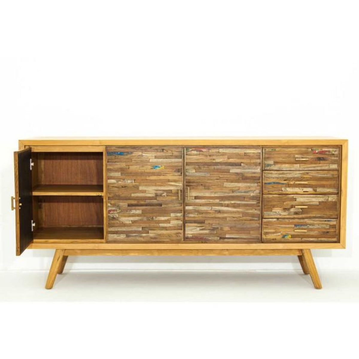 Paris Prix Buffet 3 Portes  Kapal  Naturel