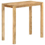 Voir la diapositive 1 : VIDAXL Table de bar 112x55x108 cm Bois de manguier massif