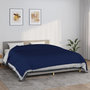 Voir la diapositive 1 : VIDAXL Couverture lestee Bleu 235x290 cm 11 kg Tissu