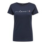 JACQUELINE DE YONG T shirt  Femme JDY Smoke. Coloris disponibles : Bleu