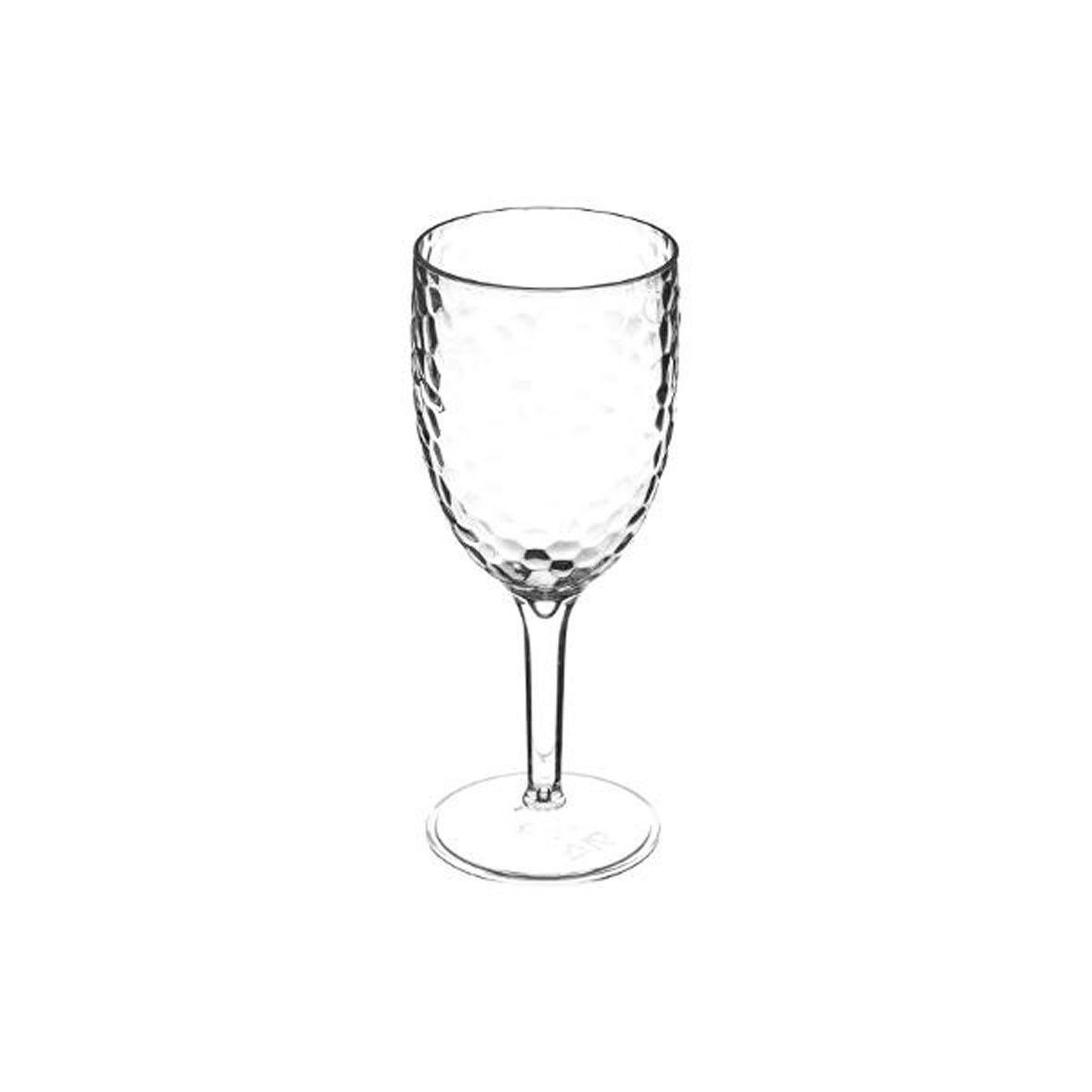 Voir la diapositive 2 : FIVE Lot de 6 verres à pied  estiva  35cl transparent