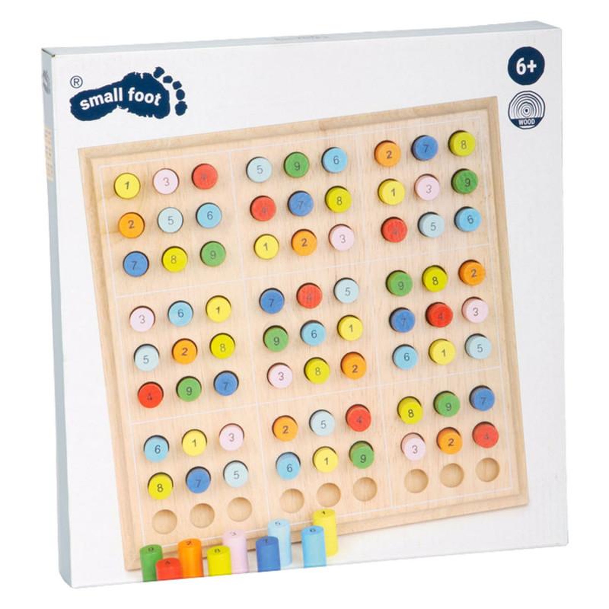 Voir la diapositive 2 : SMALL FOOT Small Foot - Wooden Sudoku 2489