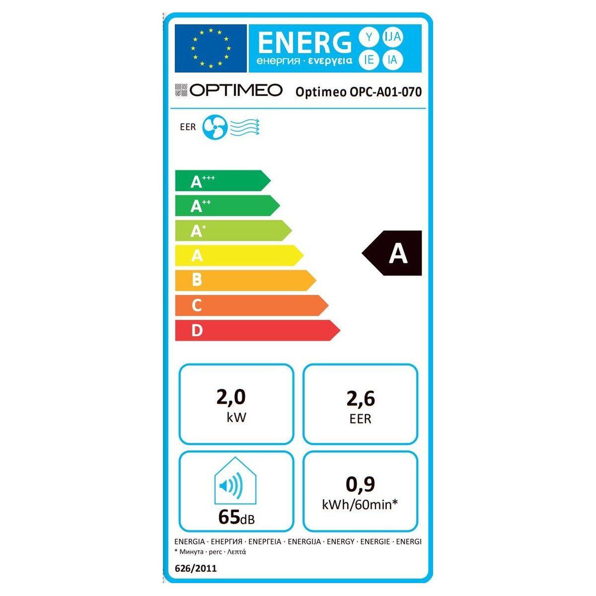 Voir la diapositive 6 : OPTIMEO Climatiseur OPC-A01-070