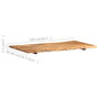 Voir la diapositive 6 : VIDAXL Dessus de table Bois d'acacia massif 100x(50-60)x2,5 cm