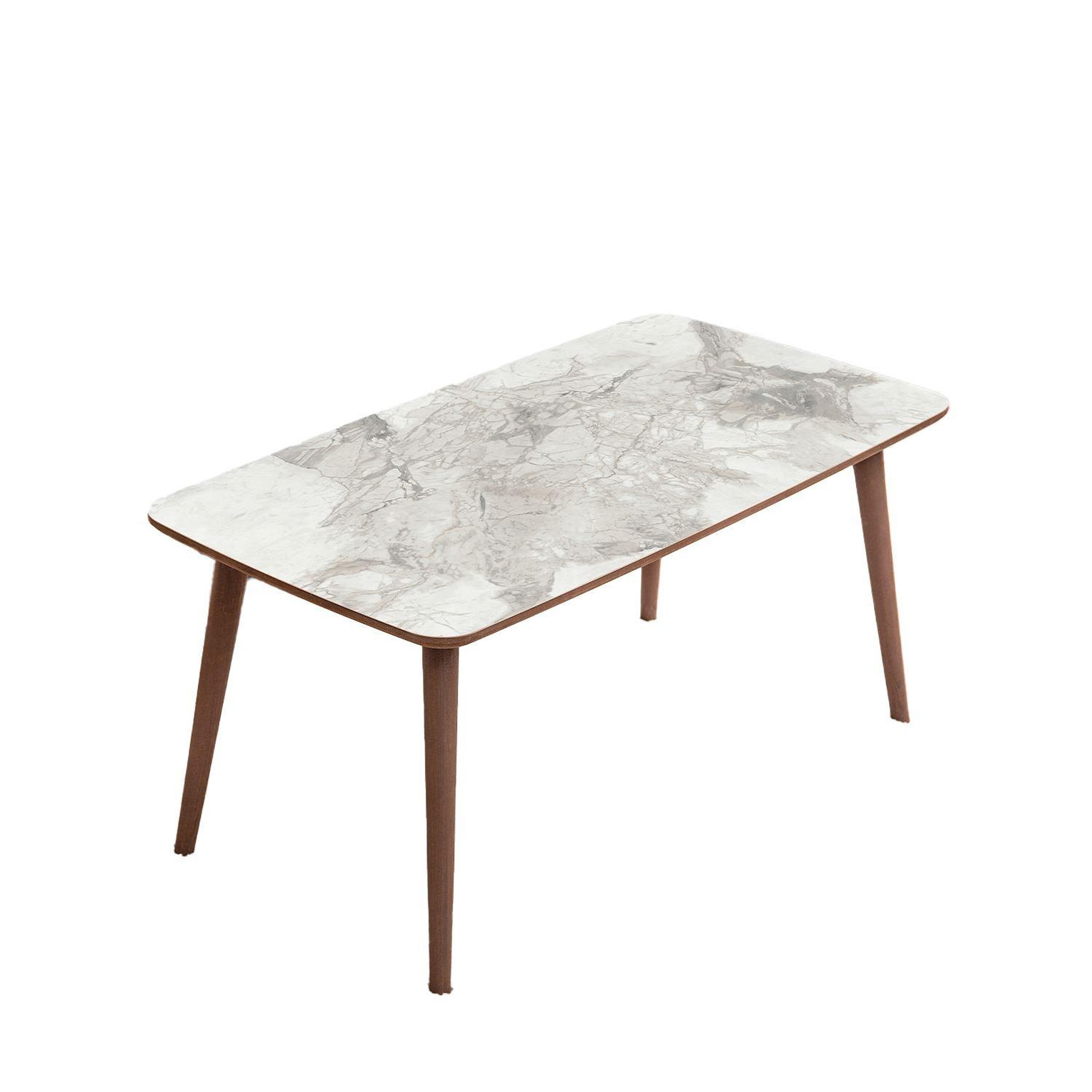 Habitat et Jardin Table basse en bois  luci  100 x 53 x 45 cm - blanc