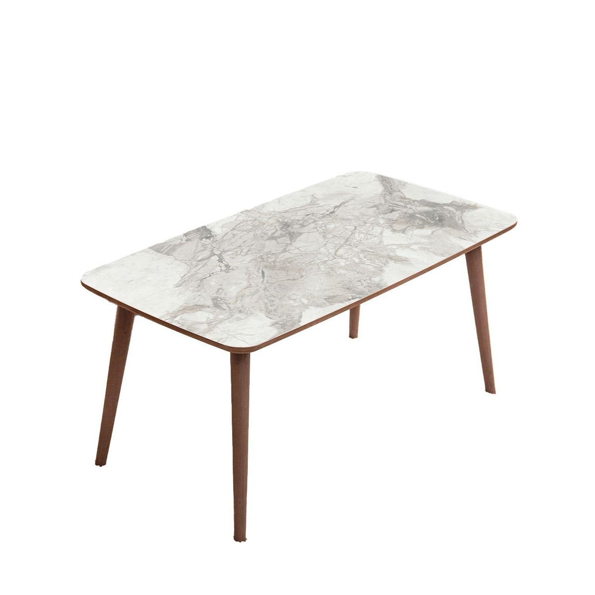 Habitat et Jardin Table basse en bois  Luci  100 x 53 x 45 cm - Blanc