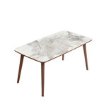 Habitat et Jardin Table basse en bois  Luci  100 x 53 x 45 cm - Blanc