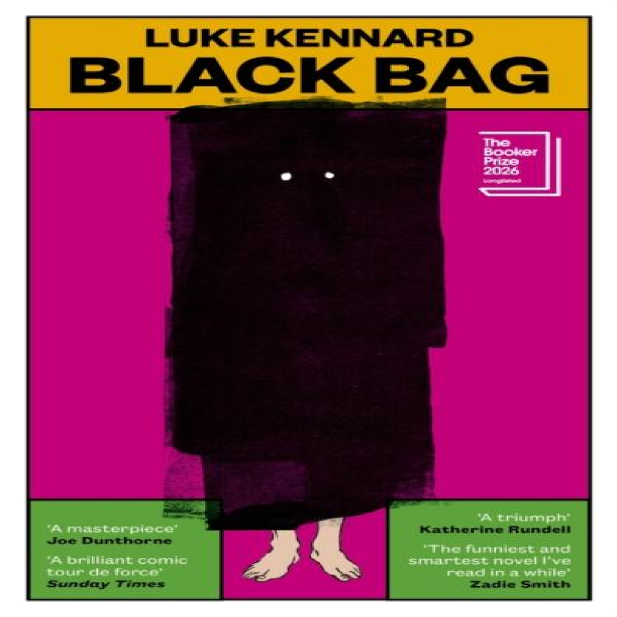 LIVRES Black Bag : SHORTLISTED FOR THE BOOKER PRIZE 2026