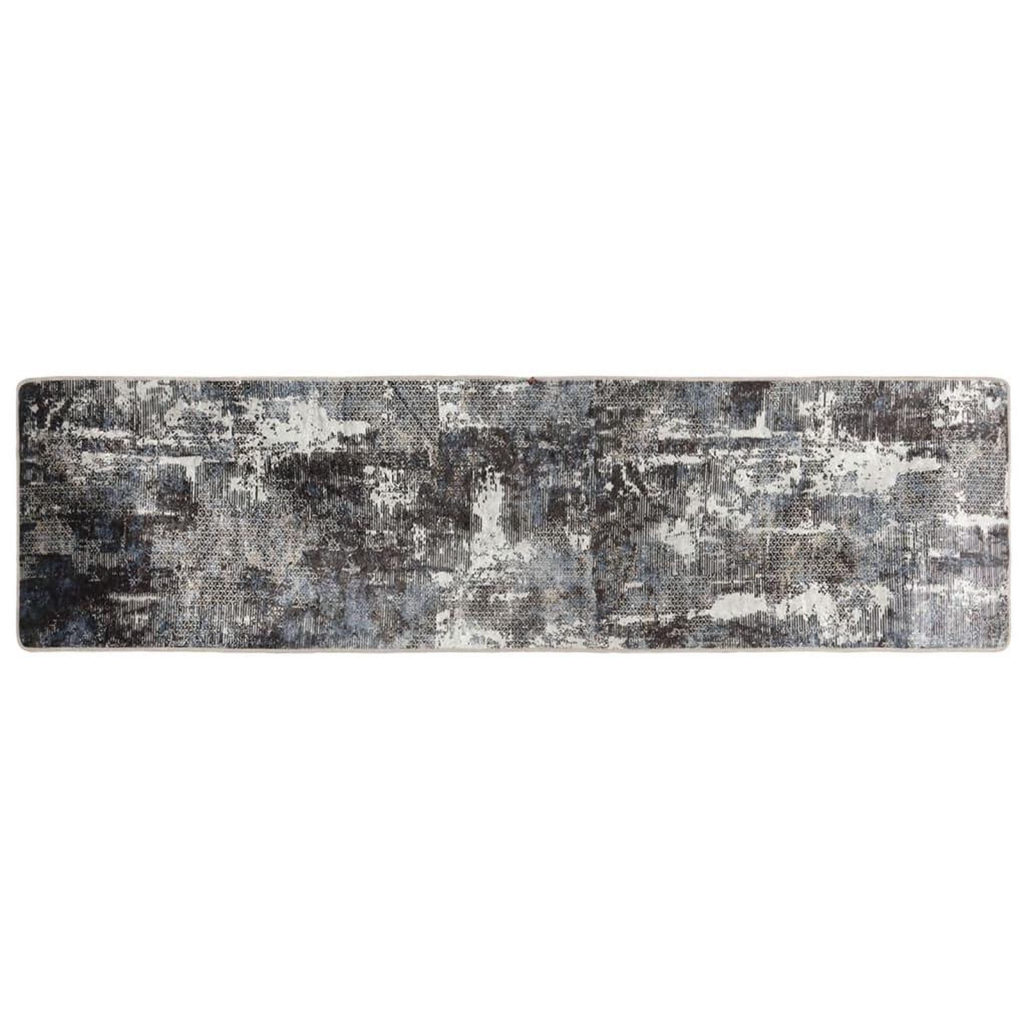 Voir la diapositive 2 : VIDAXL Tapis lavable multicolore 80x300 cm antiderapant