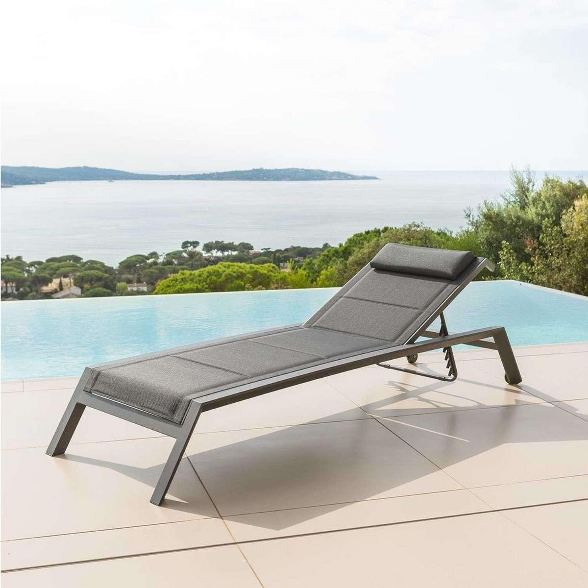 HESPERIDE Transat Allure en aluminium avec roues