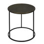 Voir la diapositive 2 : Paris Prix Lot de 2 Tables Gigognes  Mirage  40cm Noir & Or