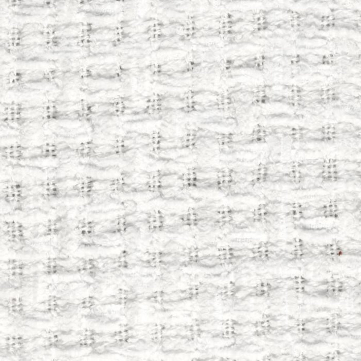 Paris Prix Plaid Chenille Gaufré  Crush  125x150cm Blanc