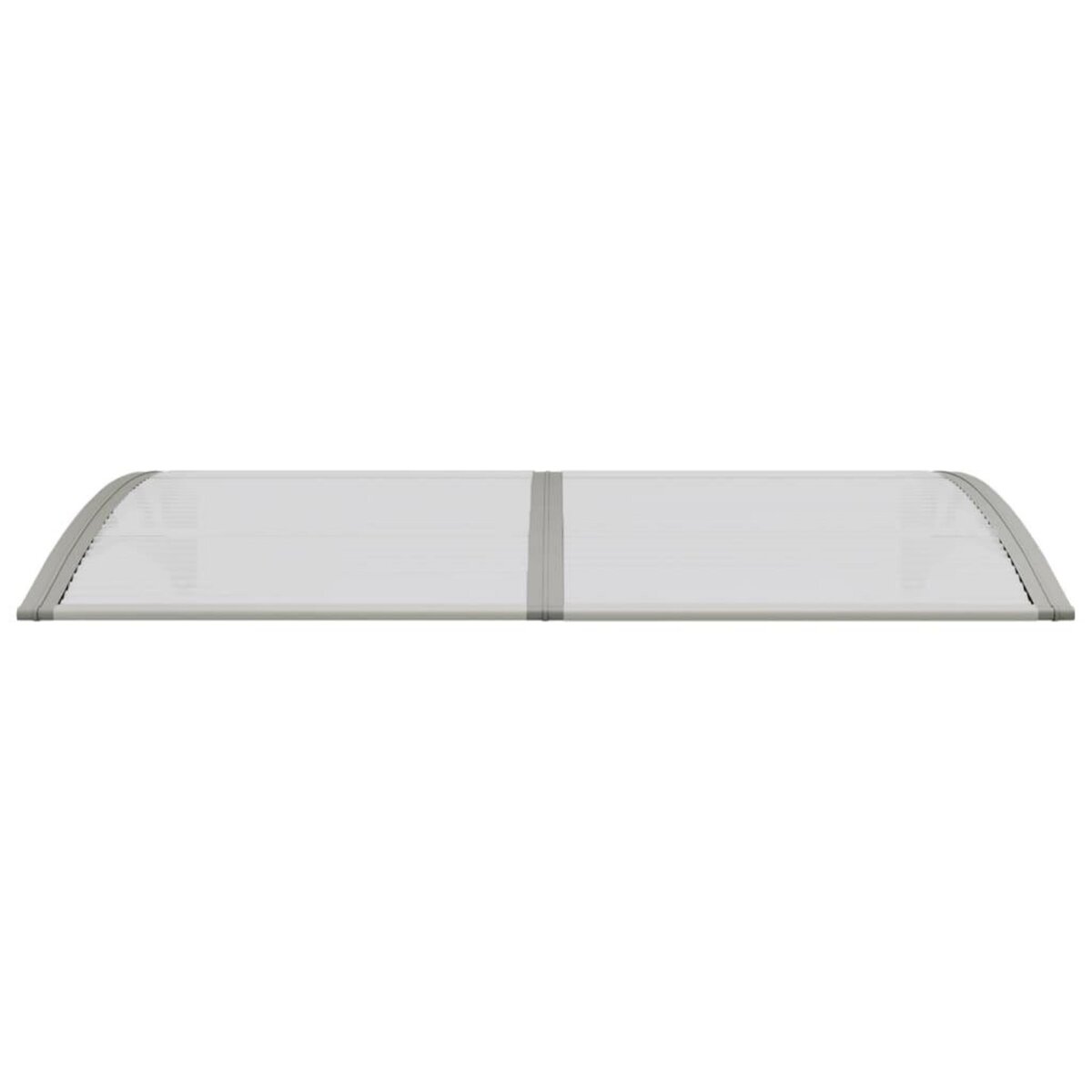 VIDAXL Auvent de porte Gris 150x75 cm Polycarbonate