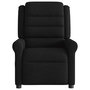 Voir la diapositive 5 : VIDAXL Fauteuil inclinable electrique Noir Tissu
