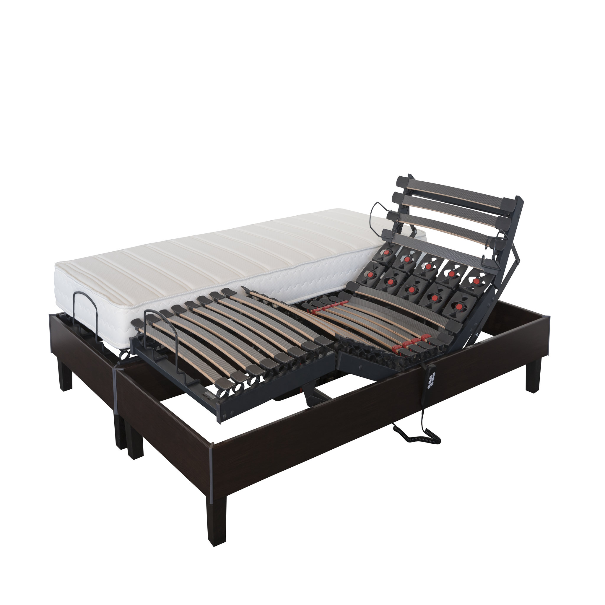 Voir la diapositive 1 : PRESTIGE Collection Ensemble relaxation TPR mousse mémoire de forme 160x200 cm CONFORT MEMORY