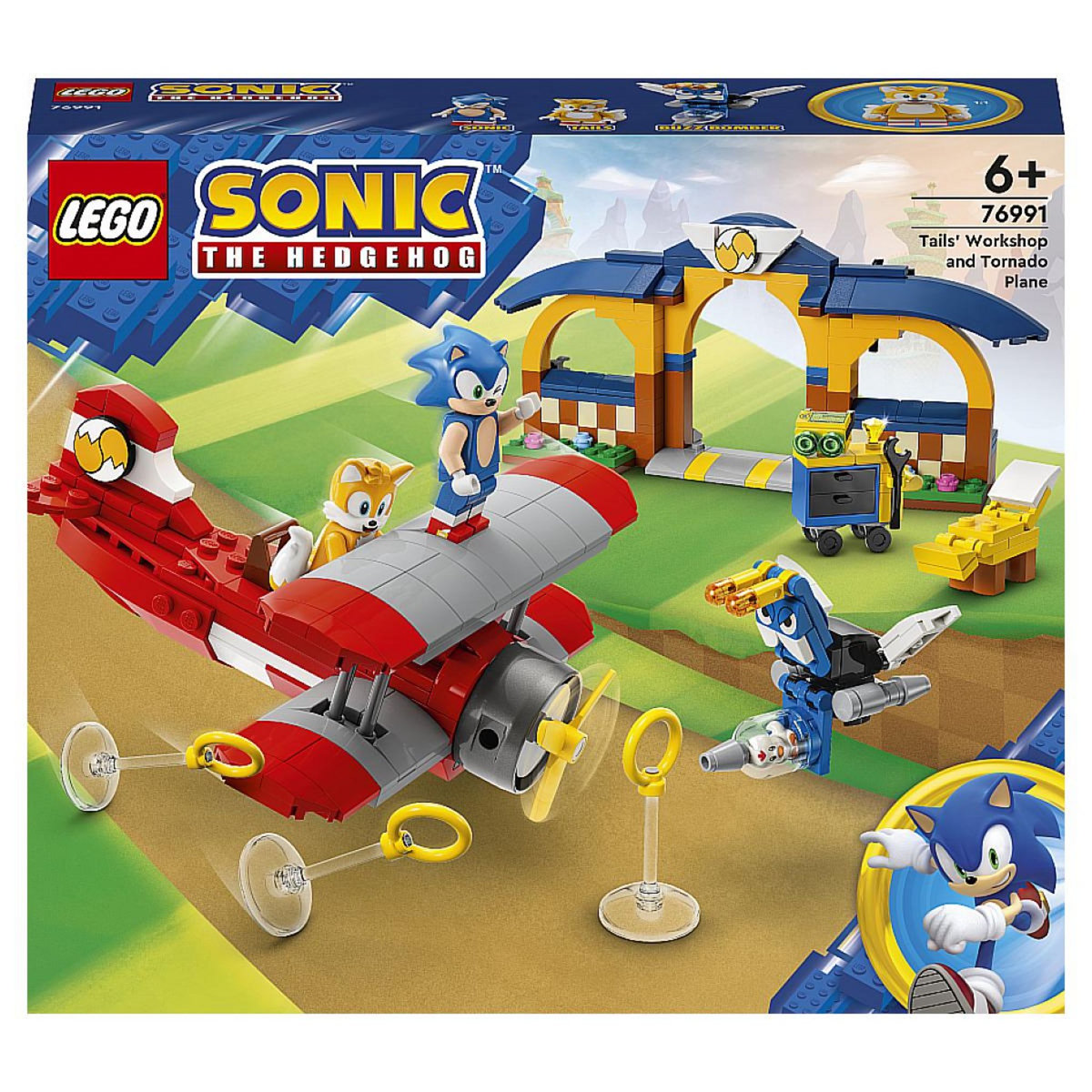 LEGO 76991 L avion tornado et l atelier de tails