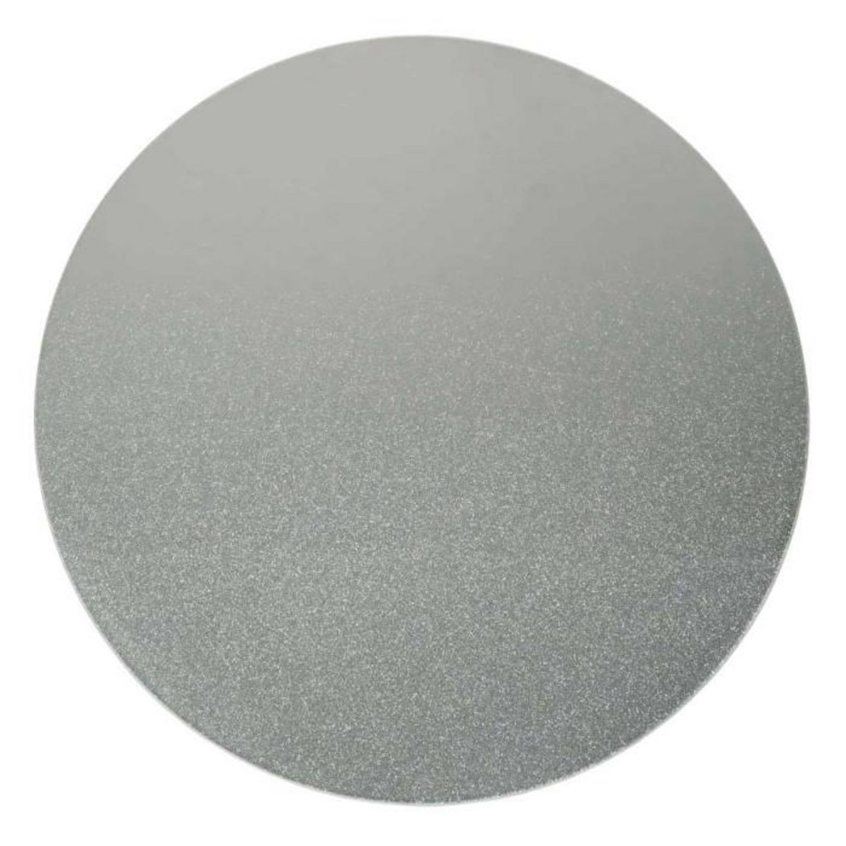 ATMOSPHERA Plateau pour Bougie Miroir  Paillettes  30cm Argent