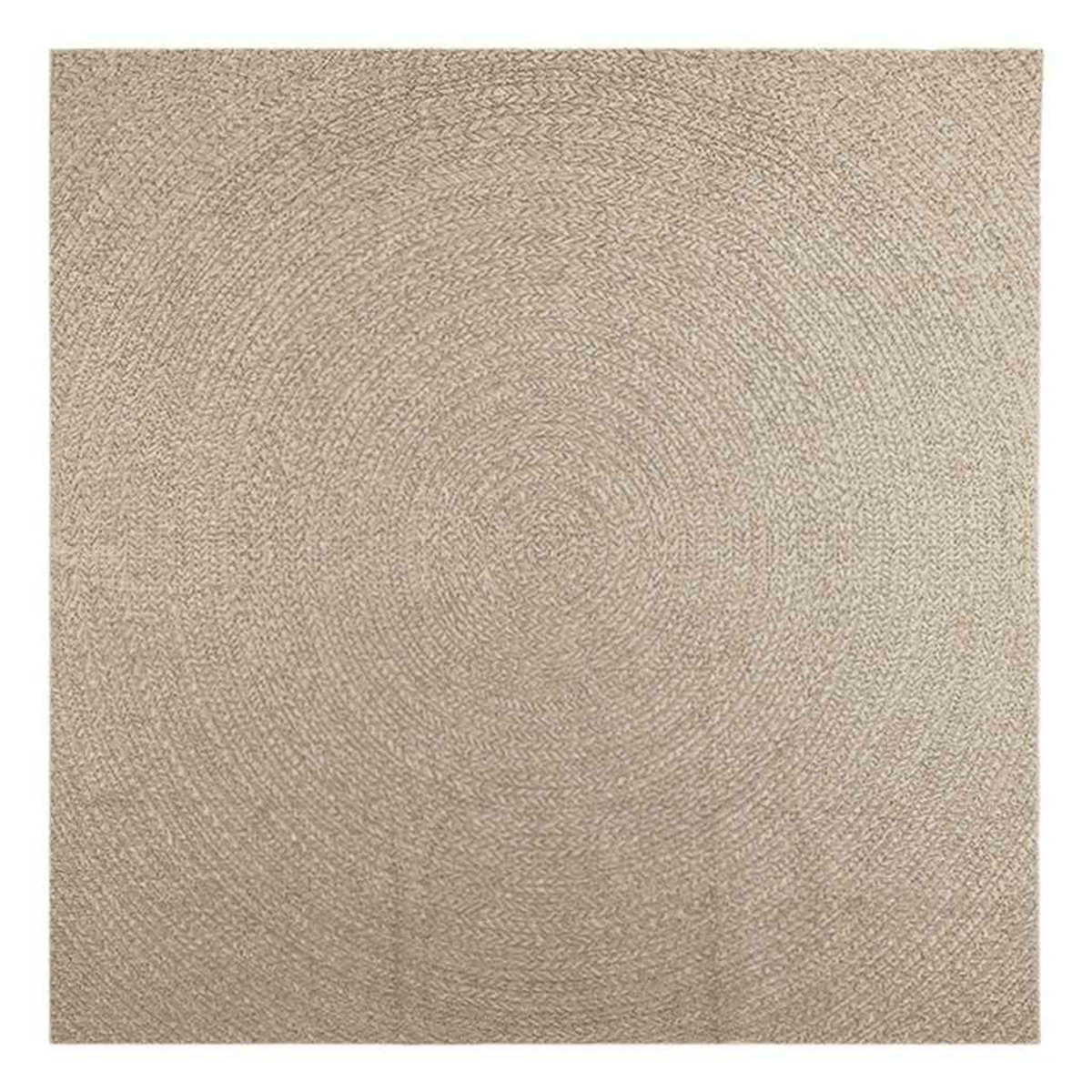 VIDAXL Tapis ZIZUR beige 240x240 cm aspect de jute interieur exterieur