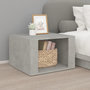 Voir la diapositive 1 : VIDAXL Table de chevet Gris beton 57x55x36 cm Bois d'ingenierie