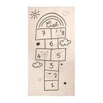 Atmosphera Kids Tapis Déco Enfant  Marelle  80x150cm Naturel