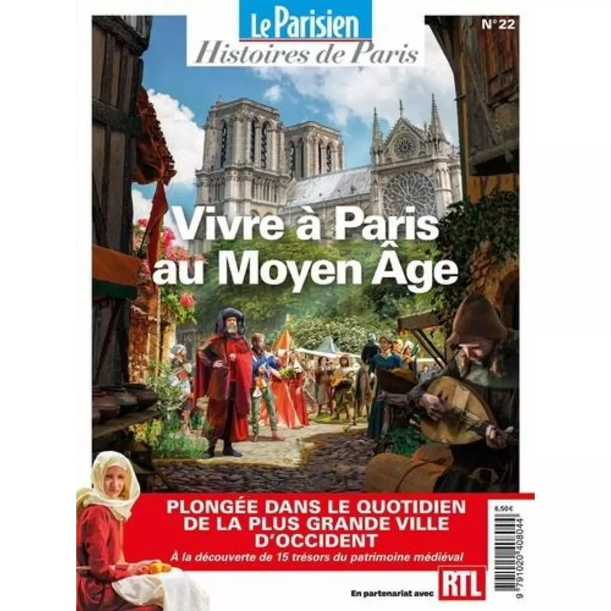  LE PARISIEN HISTOIRES DE PARIS N° 22 : VIVRE A PARIS AU MOYEN AGE, Saint Sauveur Charles de