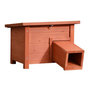 Voir la diapositive 1 : @Pet Pet Maison pour hérisson bois marron