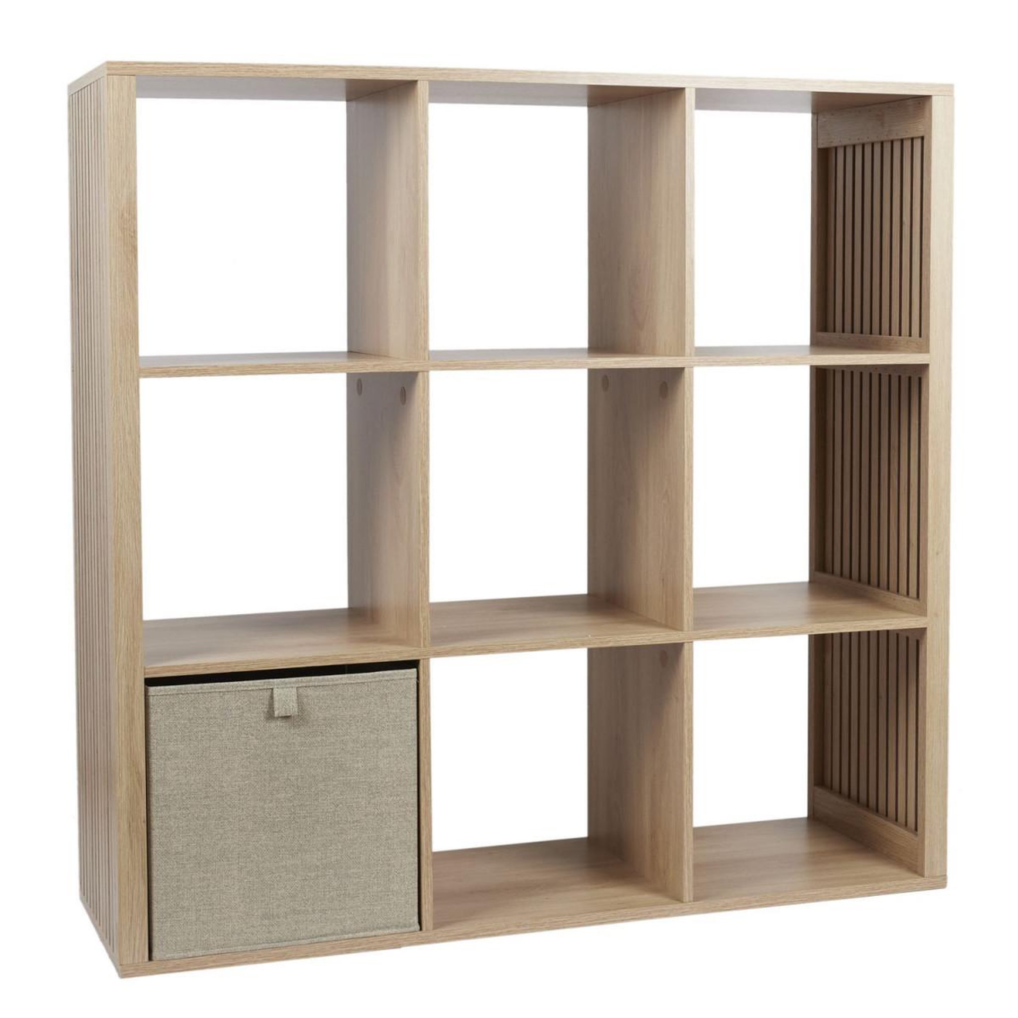 Voir la diapositive 4 : The Home Deco Factory Étagère modulable 9 cases  klaus  102cm marron