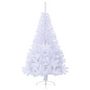 Voir la diapositive 2 : VIDAXL Sapin de Noël artificiel moitie avec support blanc 150 cm PVC