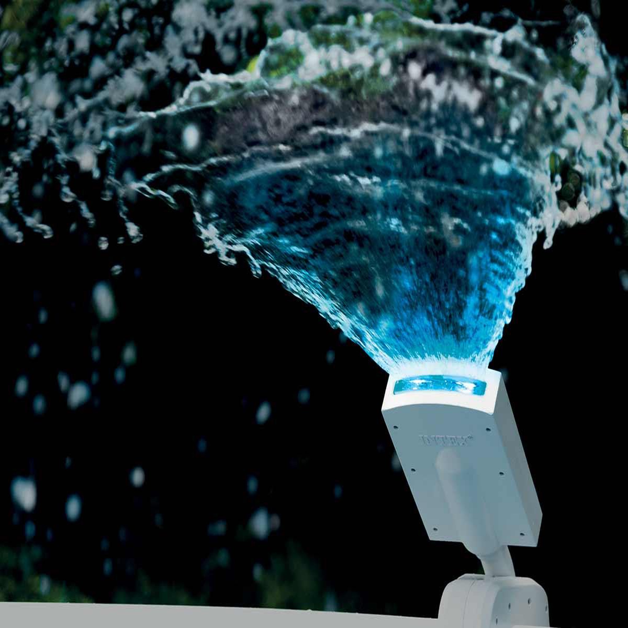 Voir la diapositive 3 : INTEX Fontaine de piscine avec LED multicolore - Intex