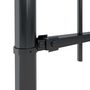 Voir la diapositive 4 : VIDAXL Cloture de jardin avec dessus en cerceau Acier 6,8 x 1,2 m Noir