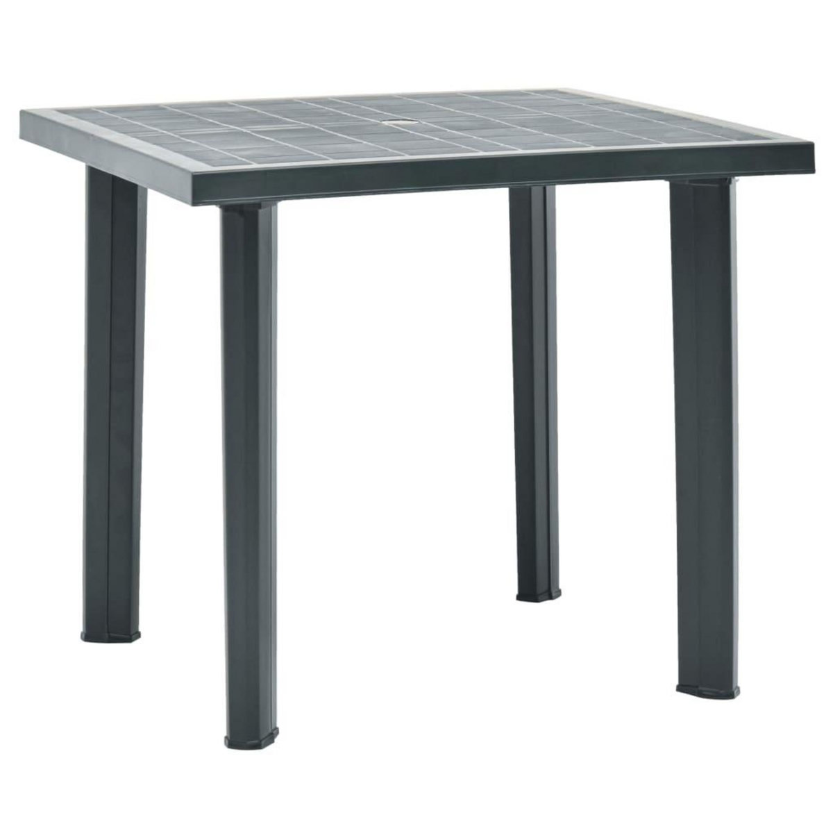 VIDAXL Table de jardin Vert 80x75x72 cm Plastique