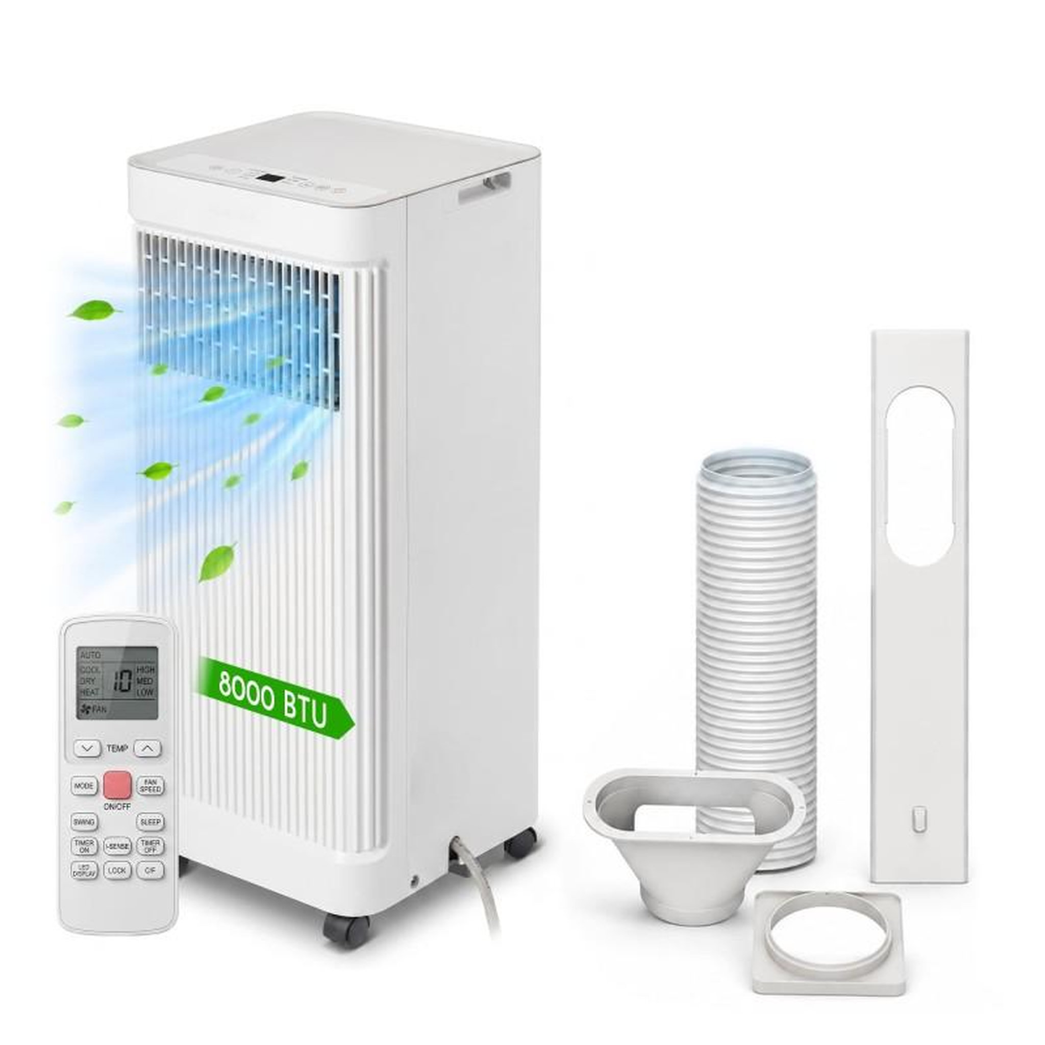 Climatiseur portable - 8000 btu - déshumidificateur