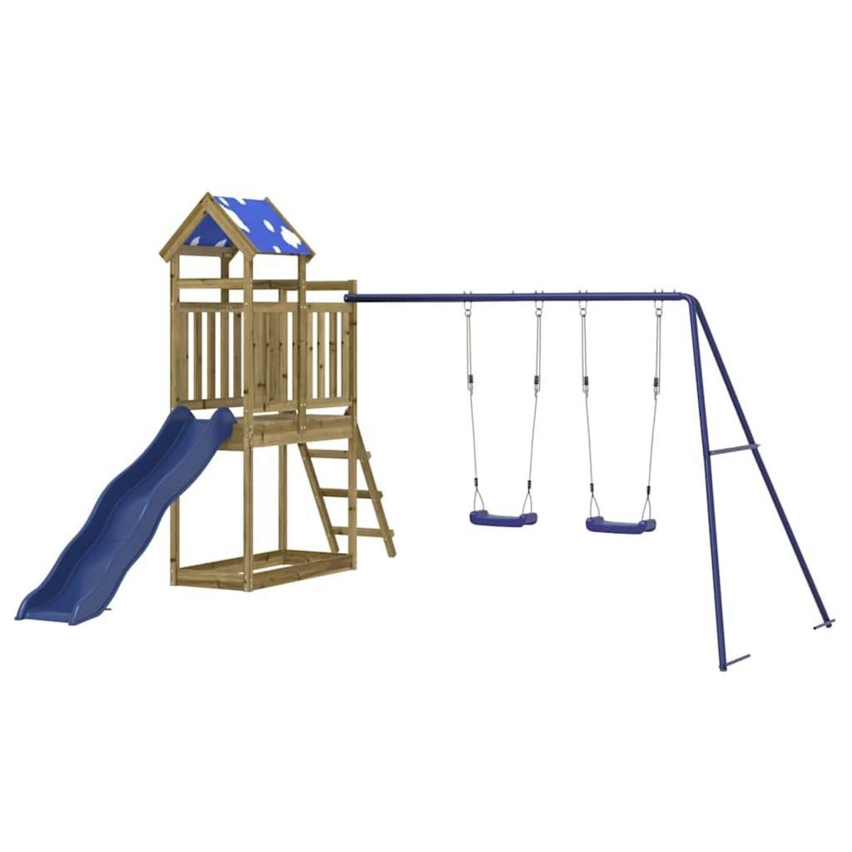 VIDAXL Aire de jeux d'exterieur bois de pin impregne