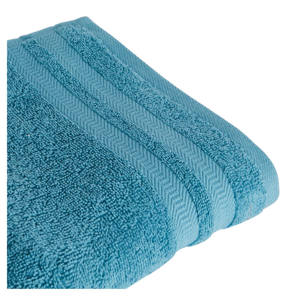 ACTUEL Serviette de toilette unie en coton 450 g/m²