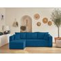 Voir la diapositive 6 : BEST MOBILIER Topaze - canapé d'angle réversible - 4 places - convertible avec coffre - en velours côtelé