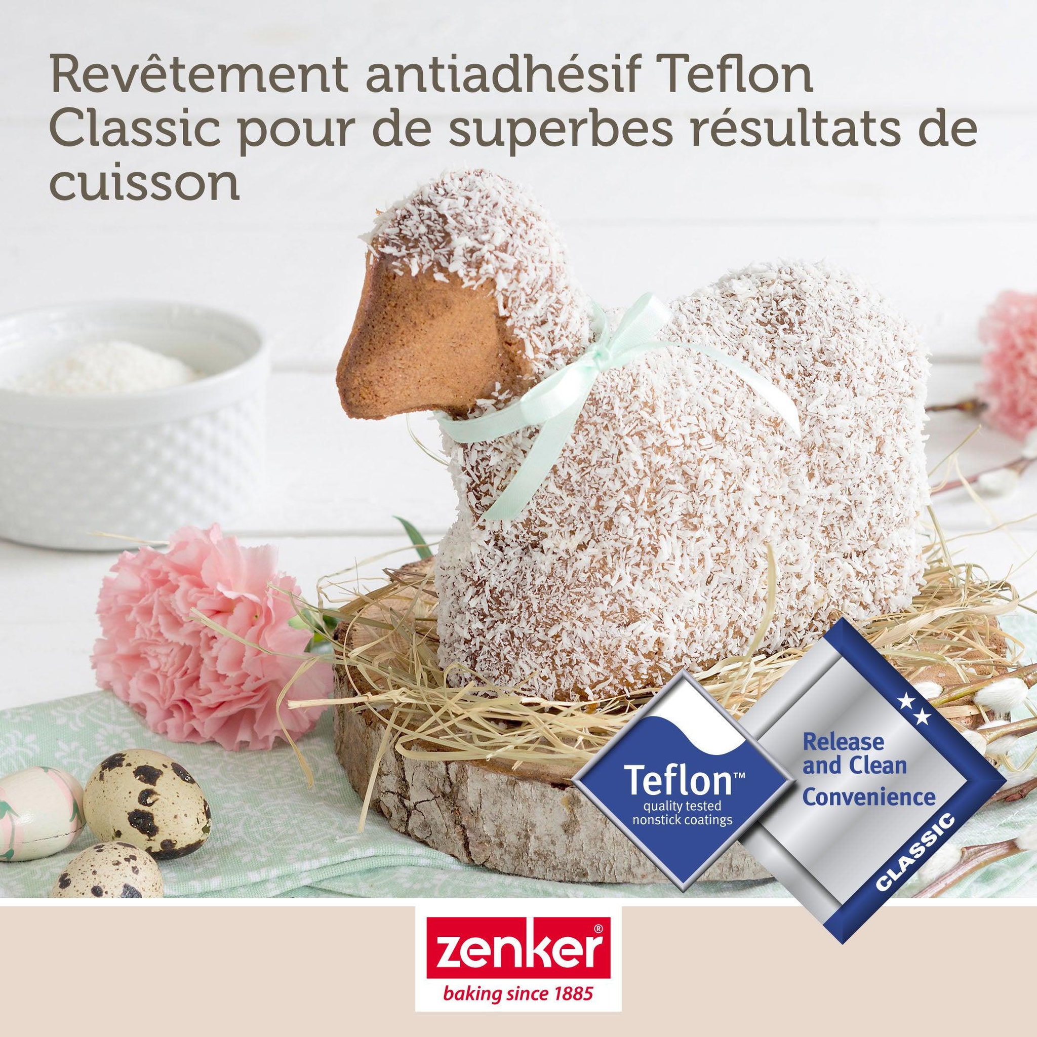 Voir la diapositive 6 : ZENKER Moule agneau pascal 3d 700 ml pour pâques zenker special season
