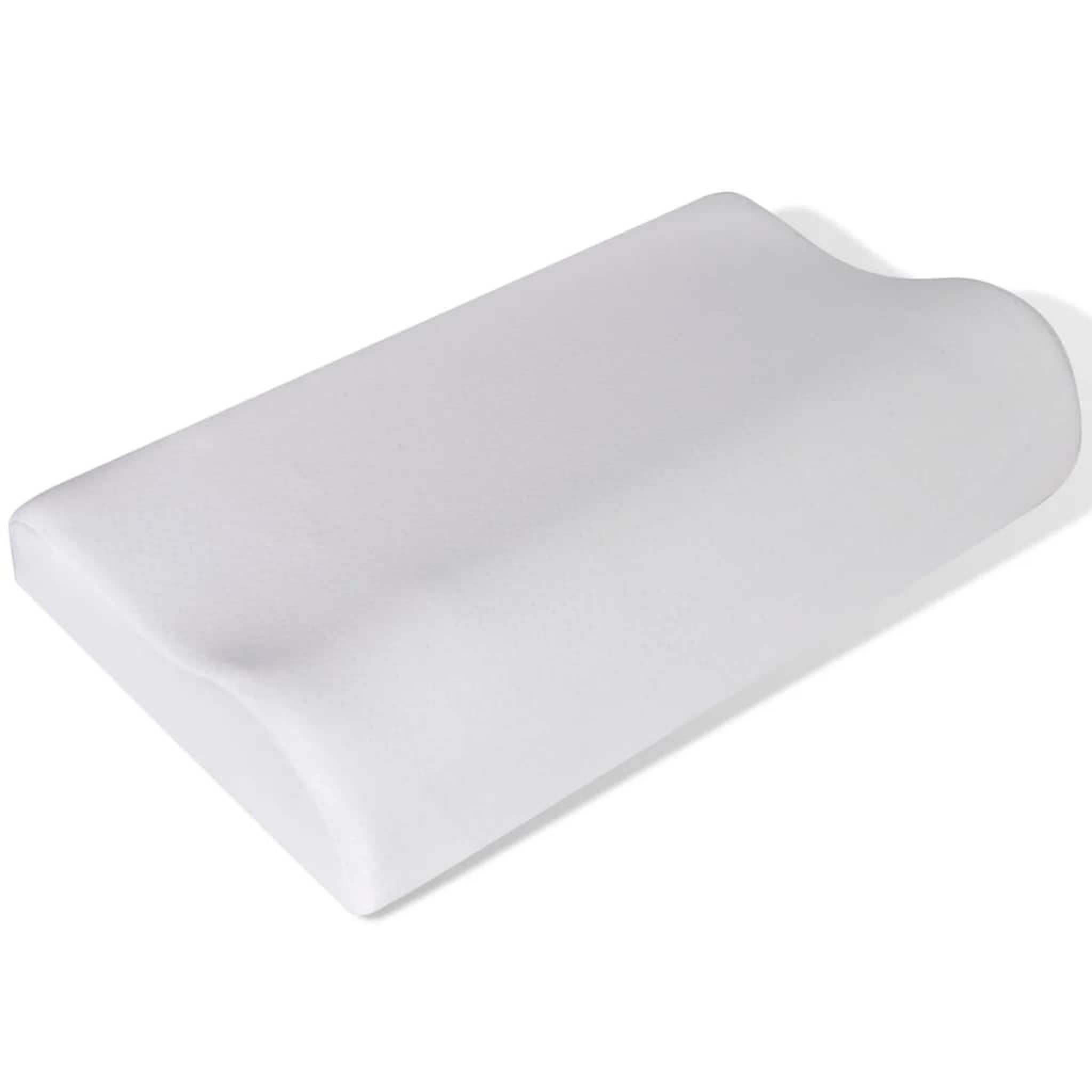 Voir la diapositive 3 : VIDAXL Set de 2 oreillers ergonomiques en mousse a memoire de forme
