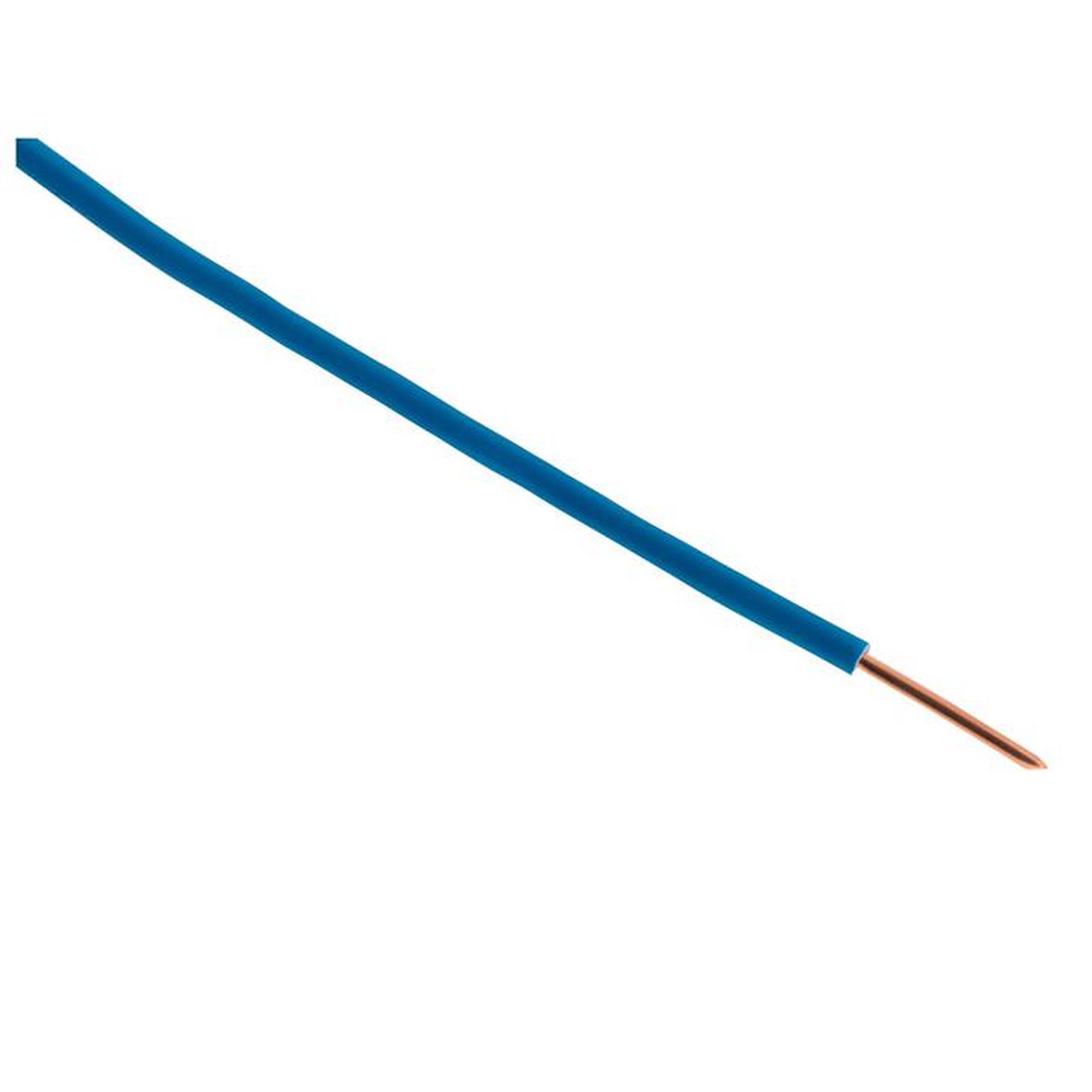 Voir la diapositive 2 : ZENITECH Câble électrique HO7V-U 2,5mm2 Bleu - 25m